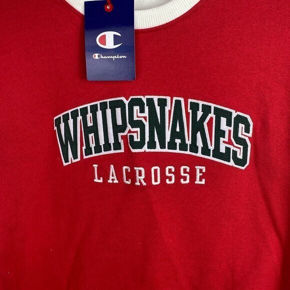 Champion Whipsnakes Maryland PLL Womens Crewneck Sweatshirt NWT - Picture 2 of 7